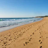 Fine sandy beach on the Atlantic coast