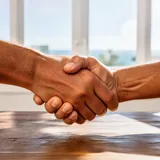Poignée de main, confiance et partenariat