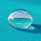 Water droplet, hydration and safety
