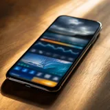Smartphone, application météo