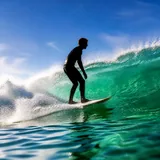 Surfista, silueta genérica