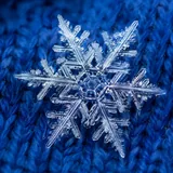 Snowflake, winter weather mood